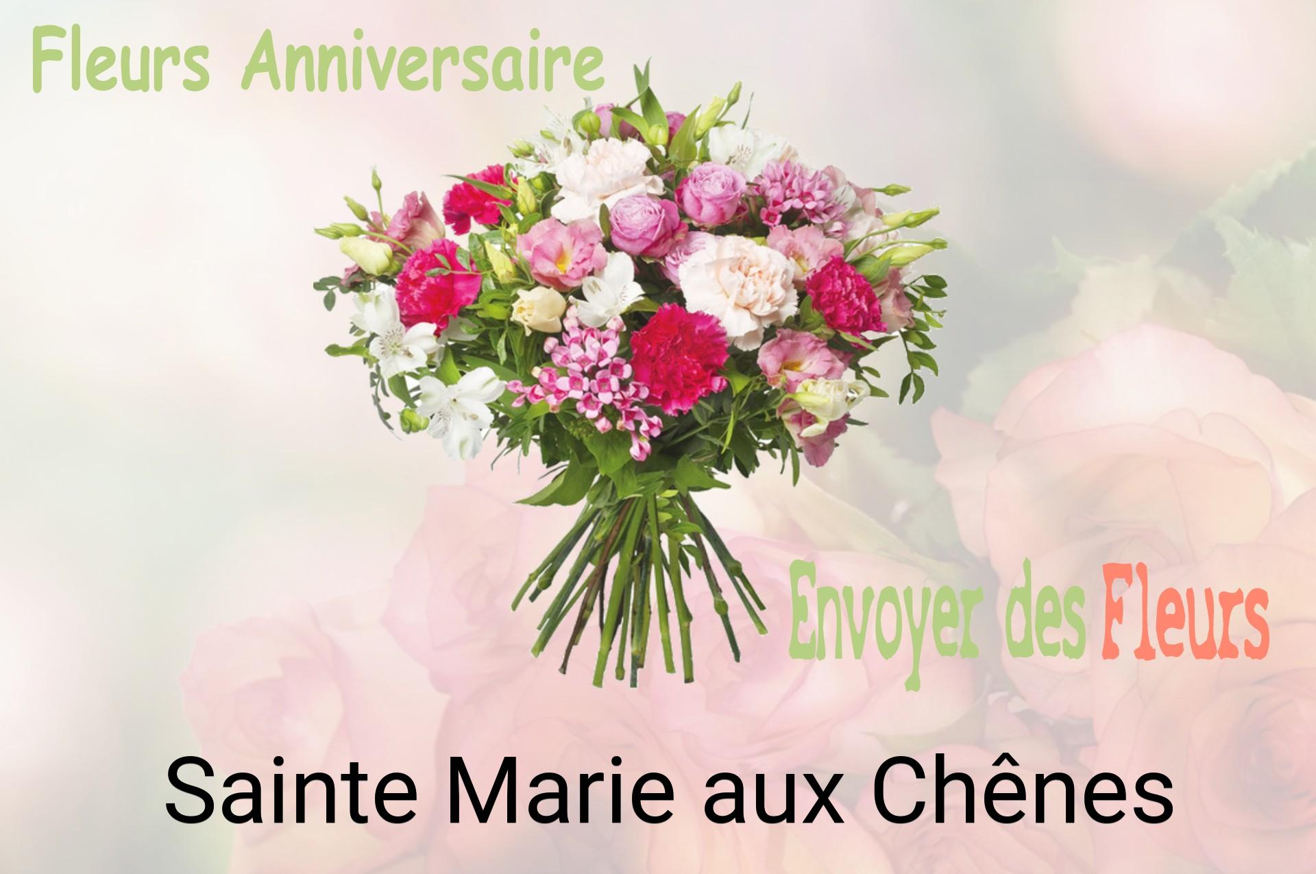 Bouquet de fleurs d’anniversaire livré à Sainte-Marie-aux-Chênes