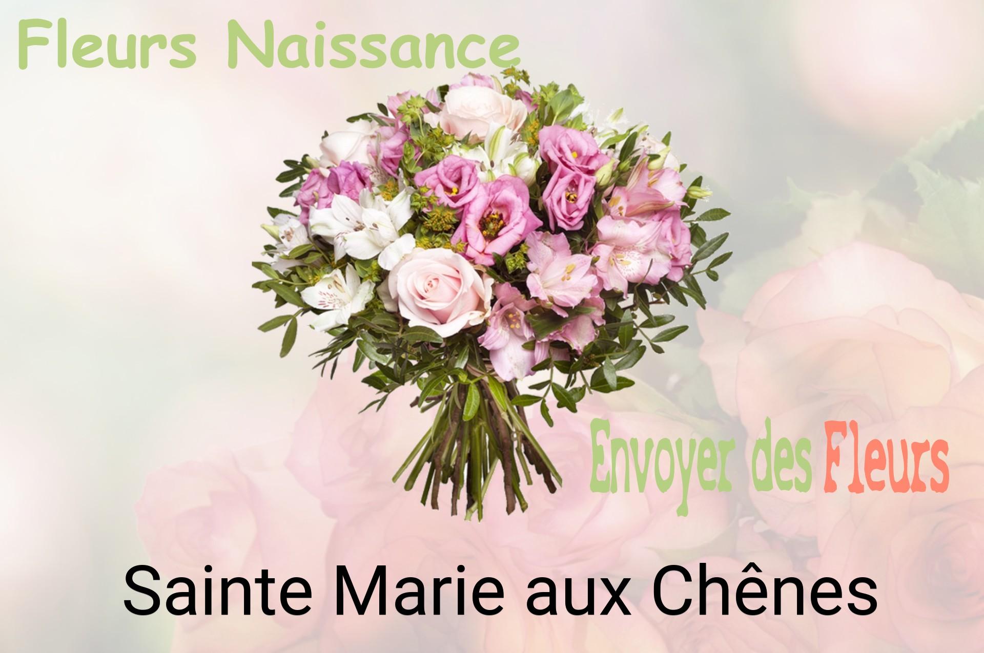 Bouquet de fleurs de naissance livré à Sainte-Marie-aux-Chênes
