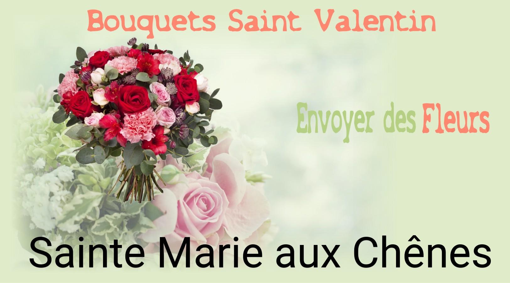 Roses de Saint-Valentin livrées à Sainte-Marie-aux-Chênes
